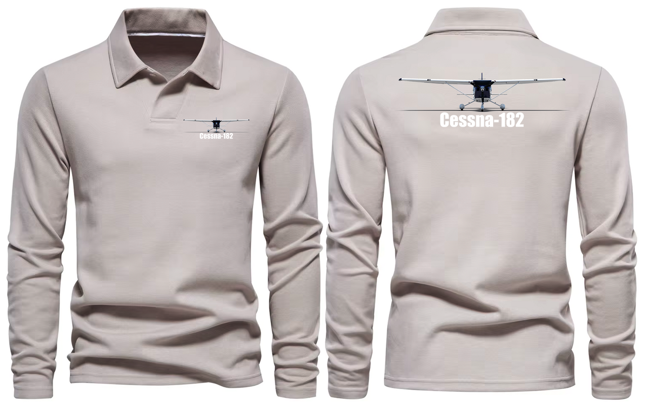 CESSNA 182 LONG SLEEVE  POLO