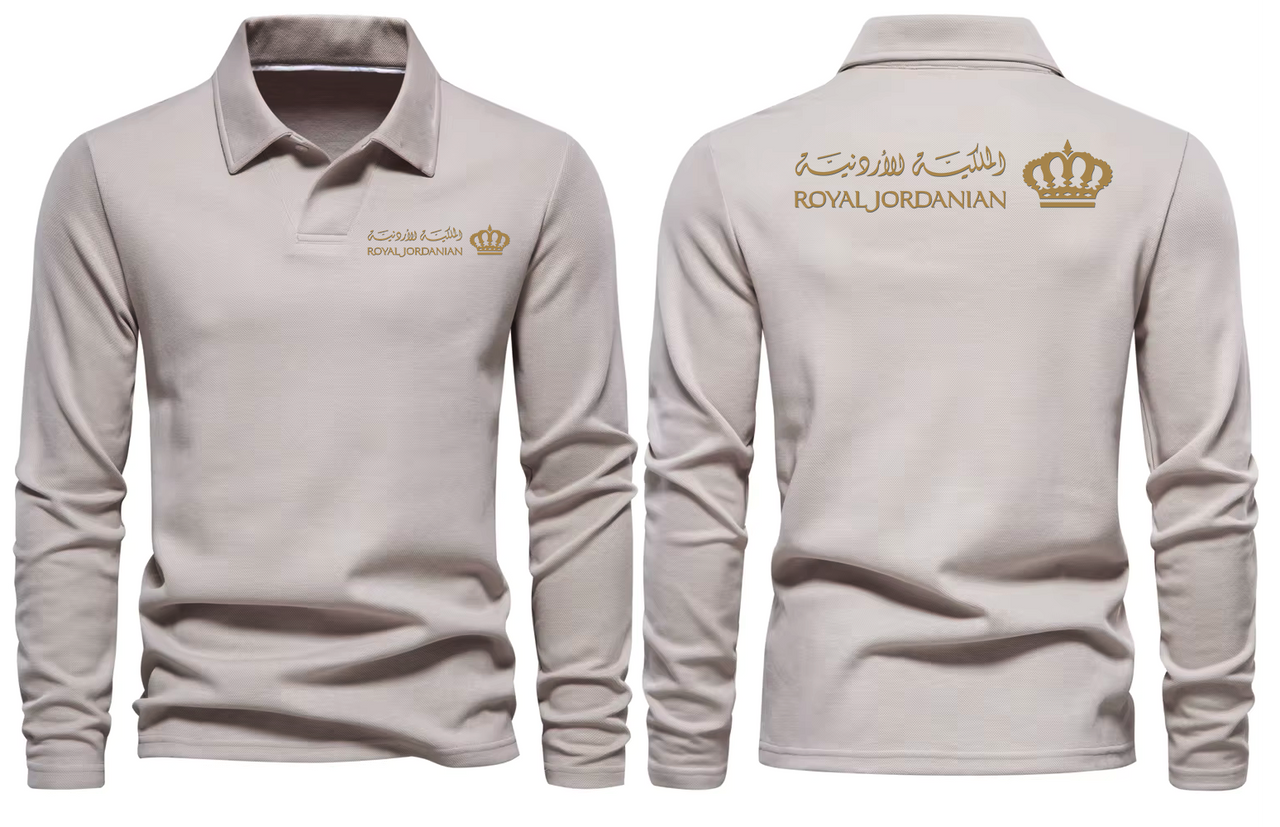 ROYAL JORDANIAN  LONG SLEEVE  POLO