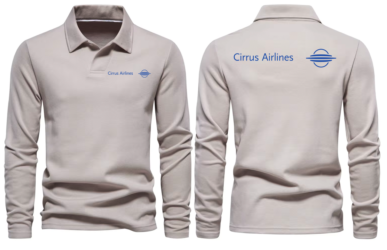 CIRRUS AIRLINES LONG SLEEVE  POLO