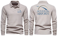 Thumbnail for HOUSTON AIRPORT LONG SLEEVE  POLO