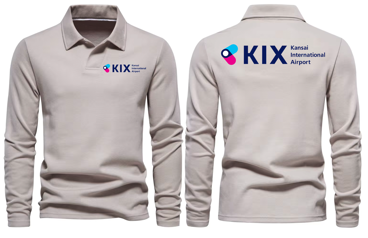 KIX AIRPORT LONG SLEEVE  POLO