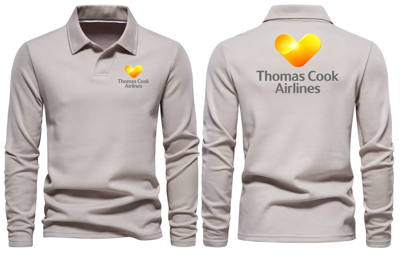 THOMAS AIRLINES LONG SLEEVE  POLO