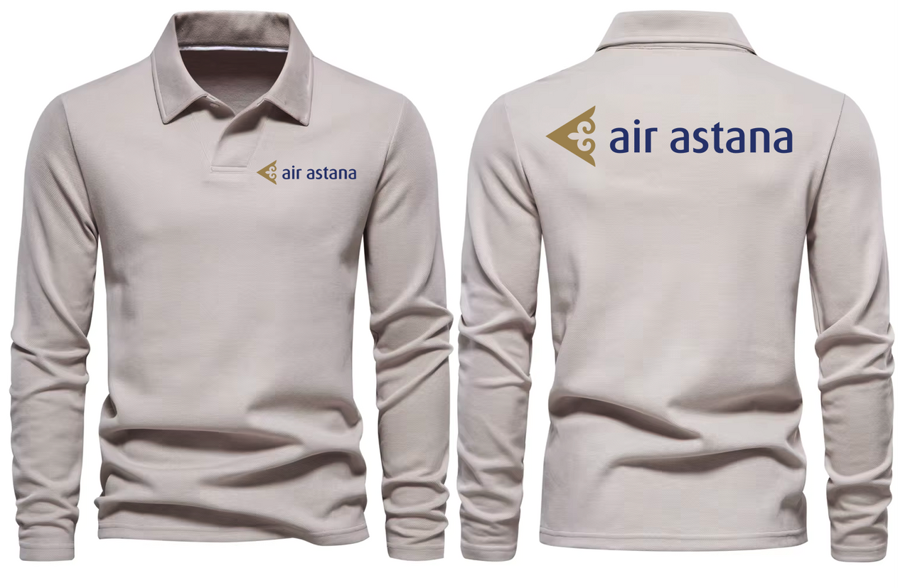 ASTANA AIRLINES LONG SLEEVE  POLO