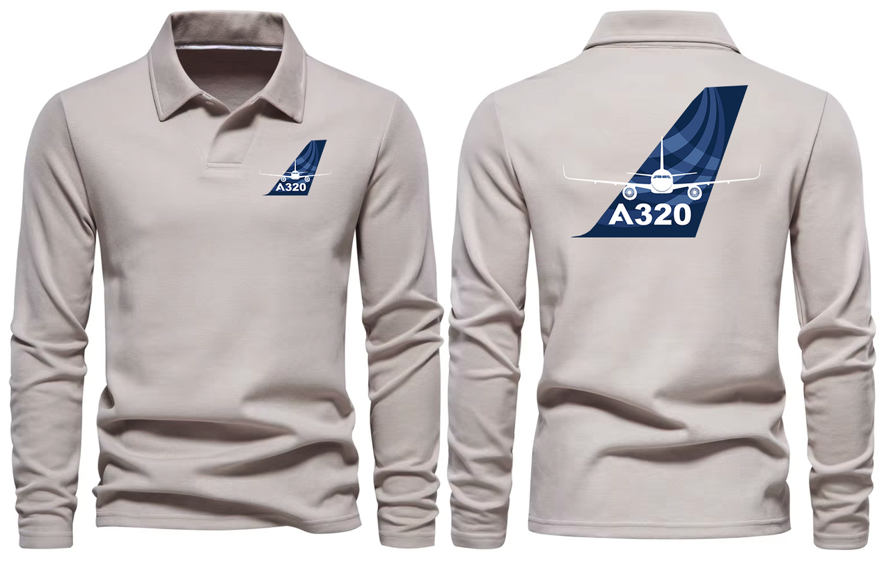 AIRBUS A320 LONG SLEEVE  POLO