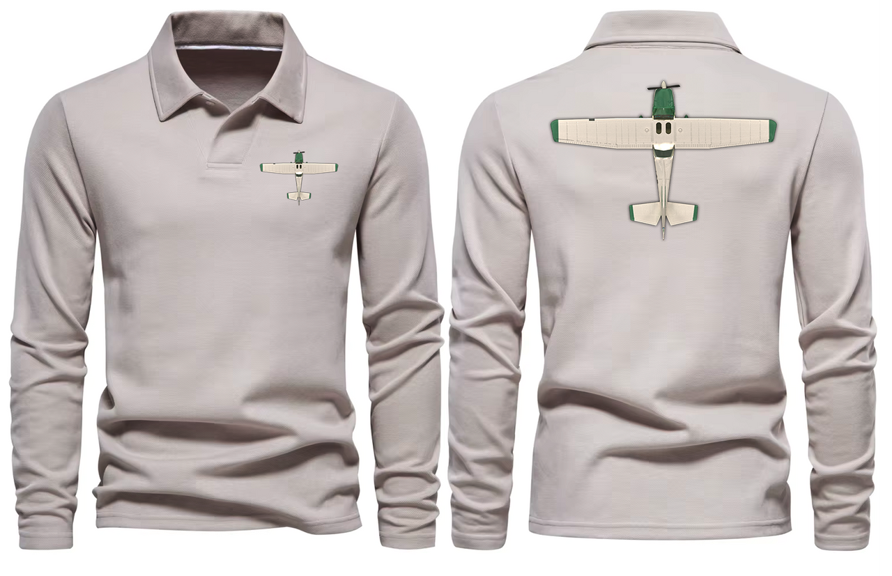 CESSNA LONG SLEEVE  POLO