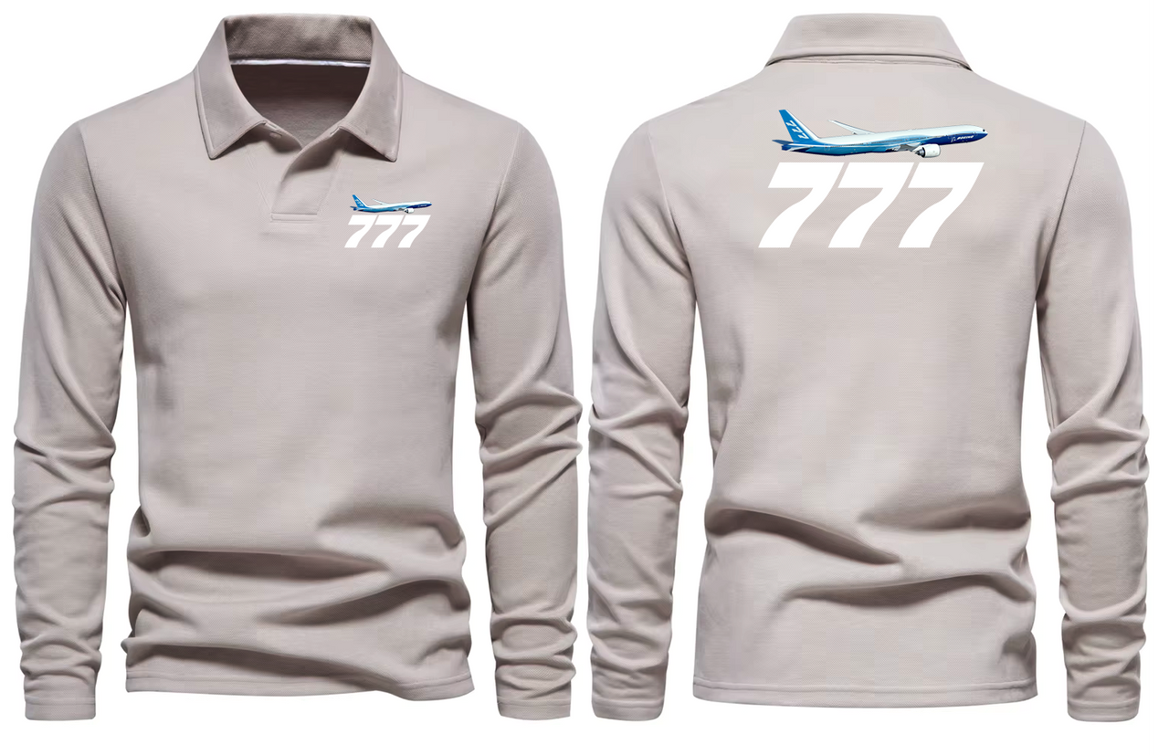 BOEING 777  LONG SLEEVE  POLO