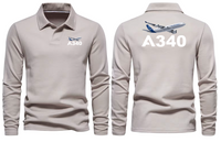 Thumbnail for AIRBUS A340 LONG SLEEVE  POLO