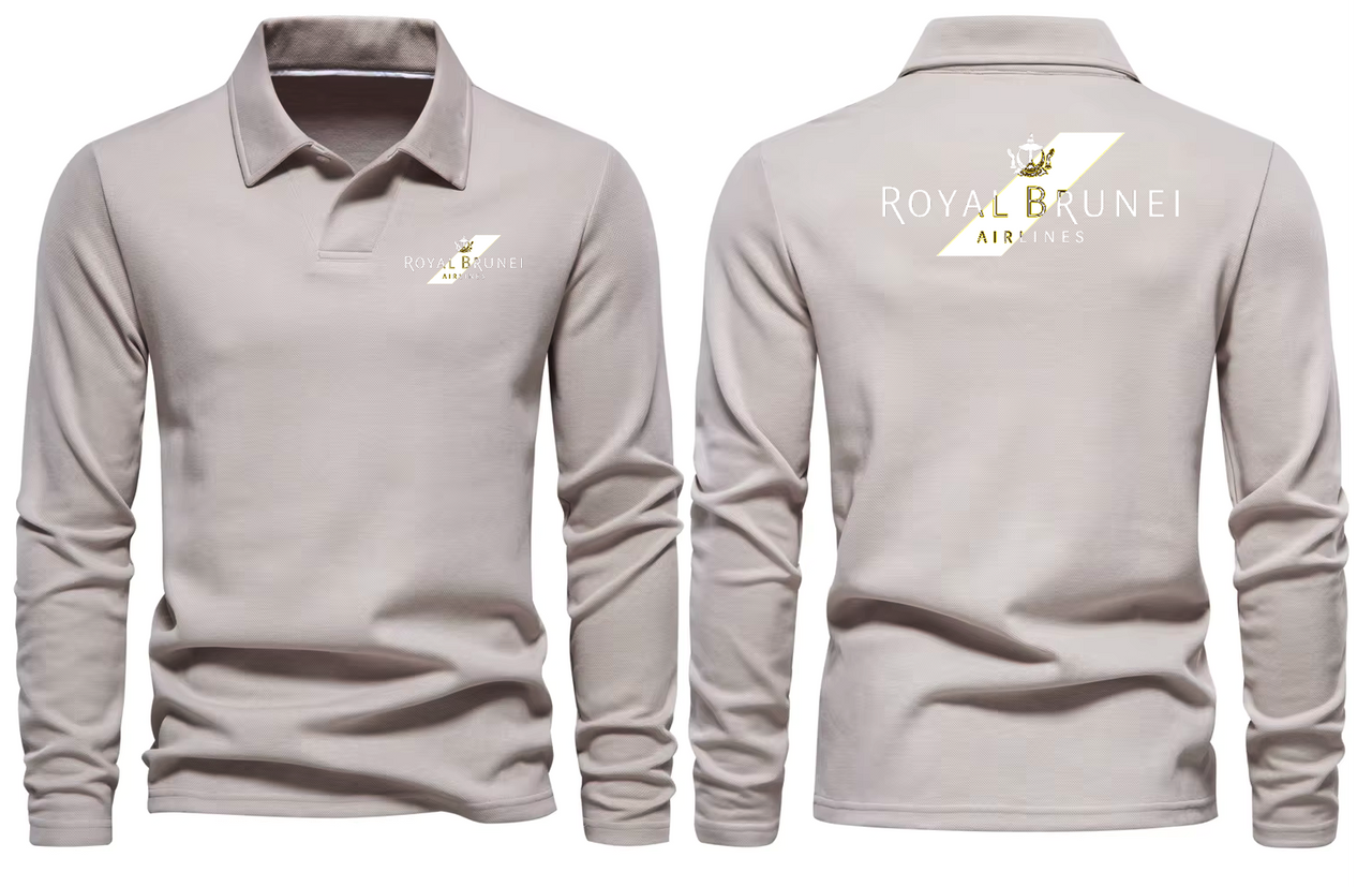 ROYEL BRUNEI AIRLINES LONG SLEEVE  POLO