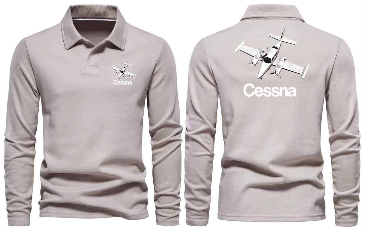 CESSNA LONG SLEEVE  POLO