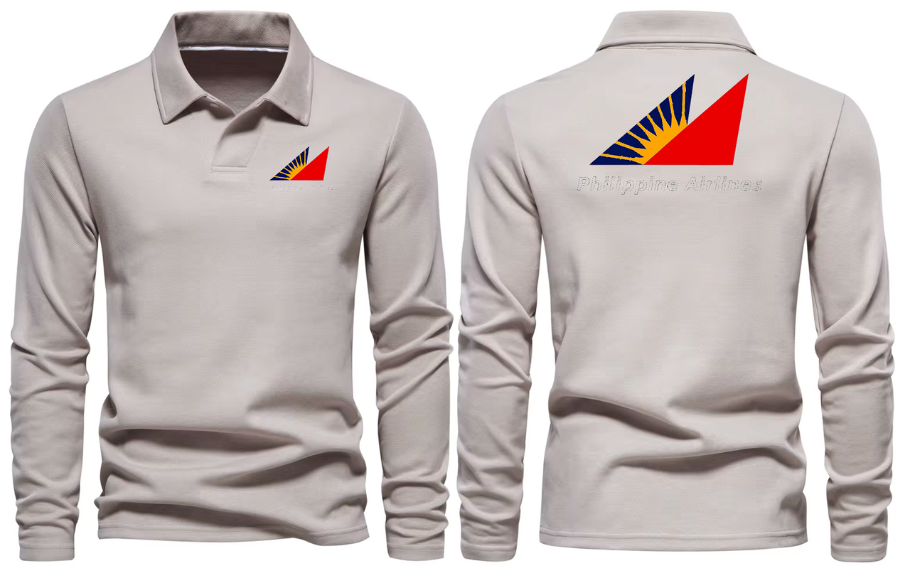 PHIIPPLIEN AIRLINES LONG SLEEVE  POLO