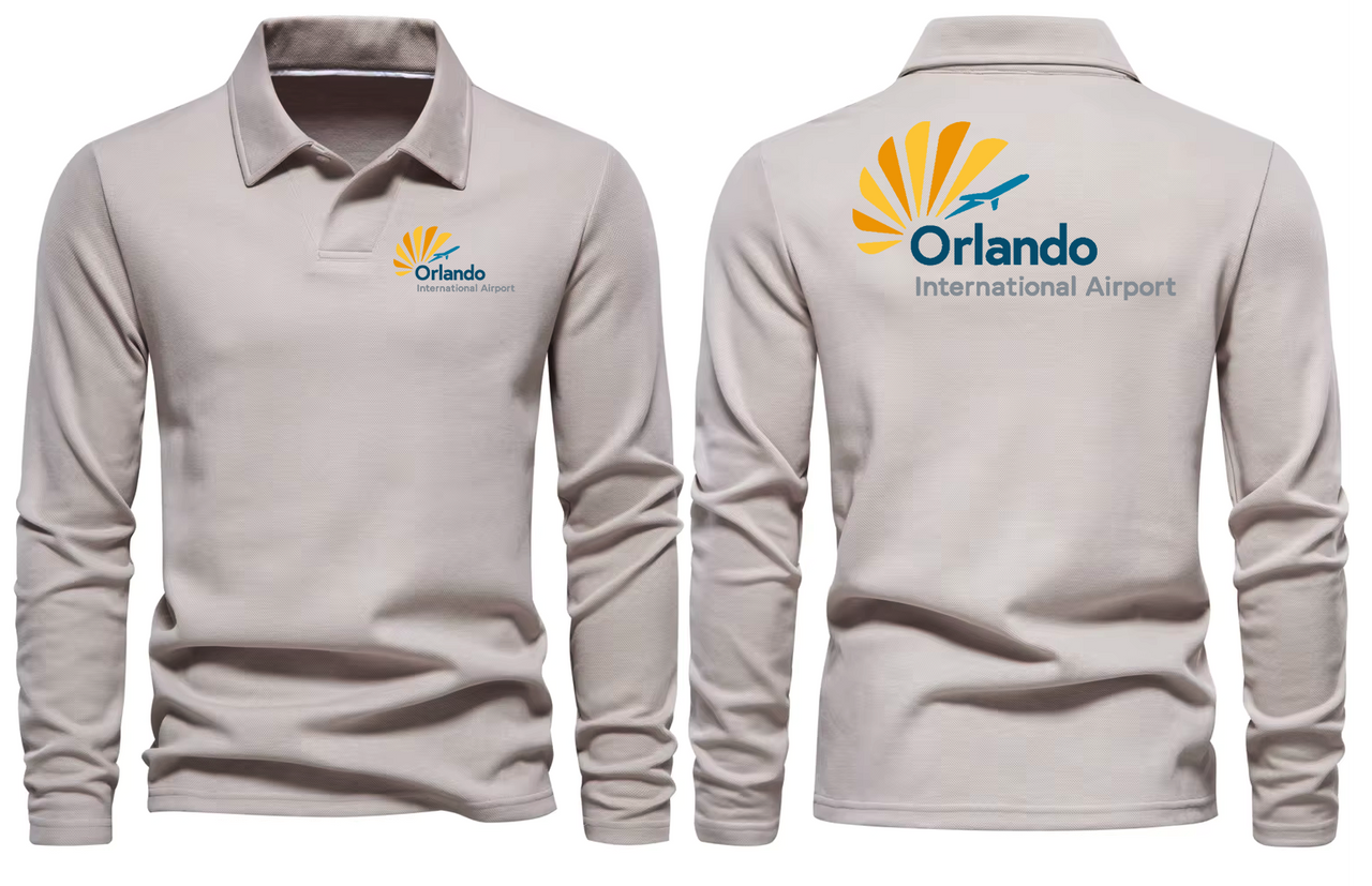ORLANDO AIRPORT LONG SLEEVE  POLO