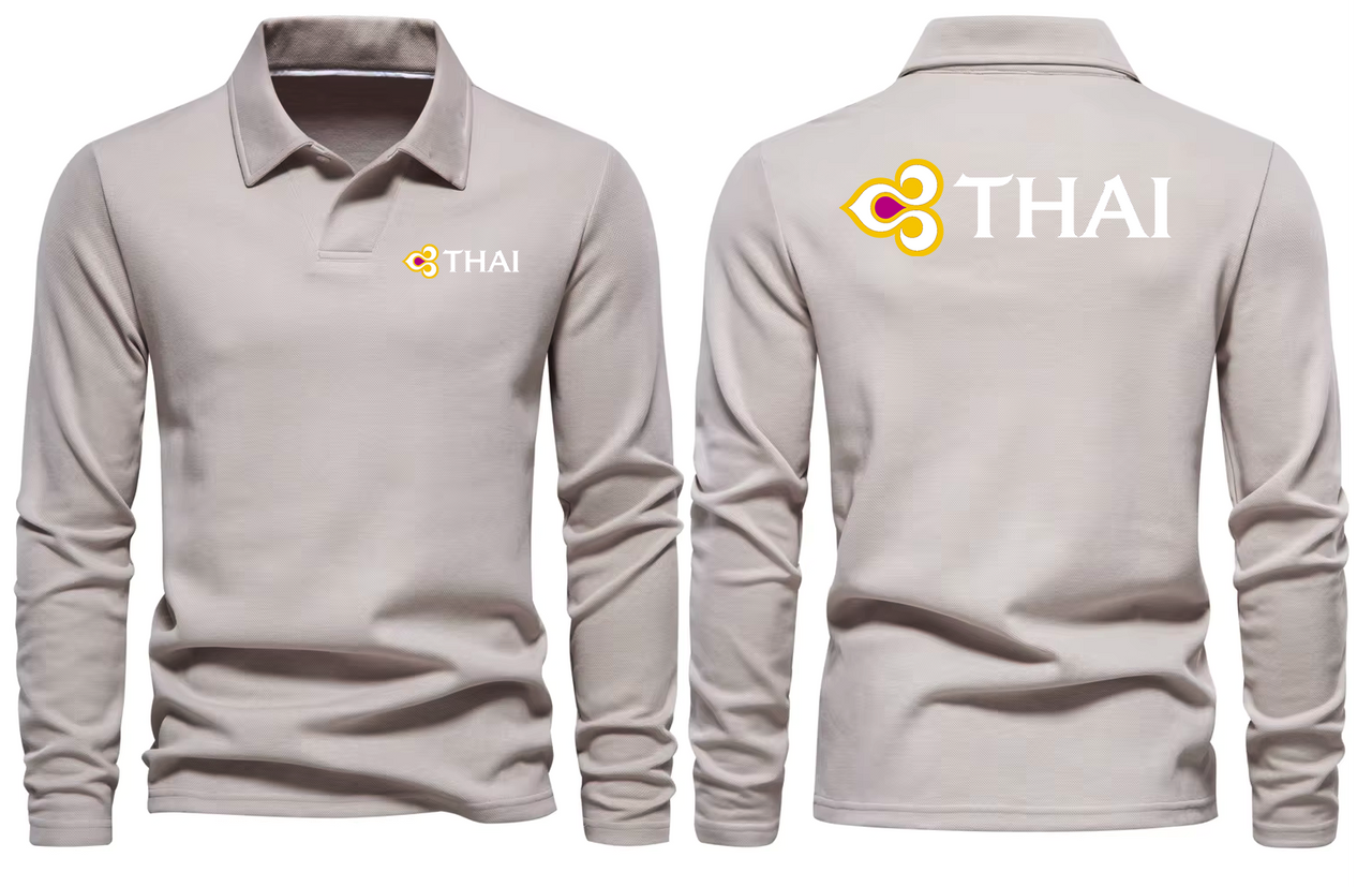 THAI AIRLINES LONG SLEEVE  POLO