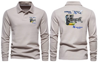 Thumbnail for AIRBUS 380 ENGINE GP700LONG SLEEVE  POLO