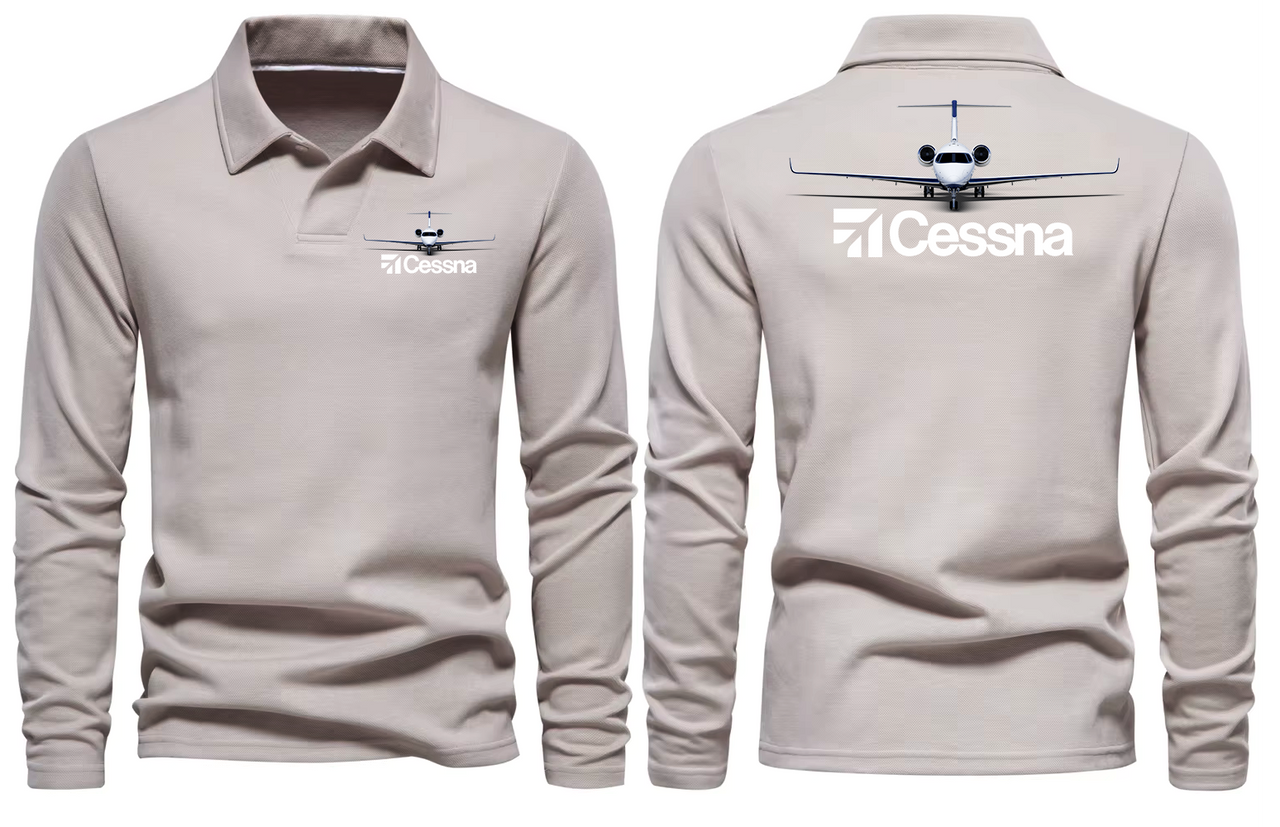 CESSNA LONG SLEEVE  POLO