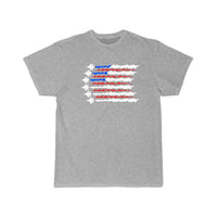 Thumbnail for Airforce US Flag Fighter Jet Patriotic Veteran T Shirt THE AV8R