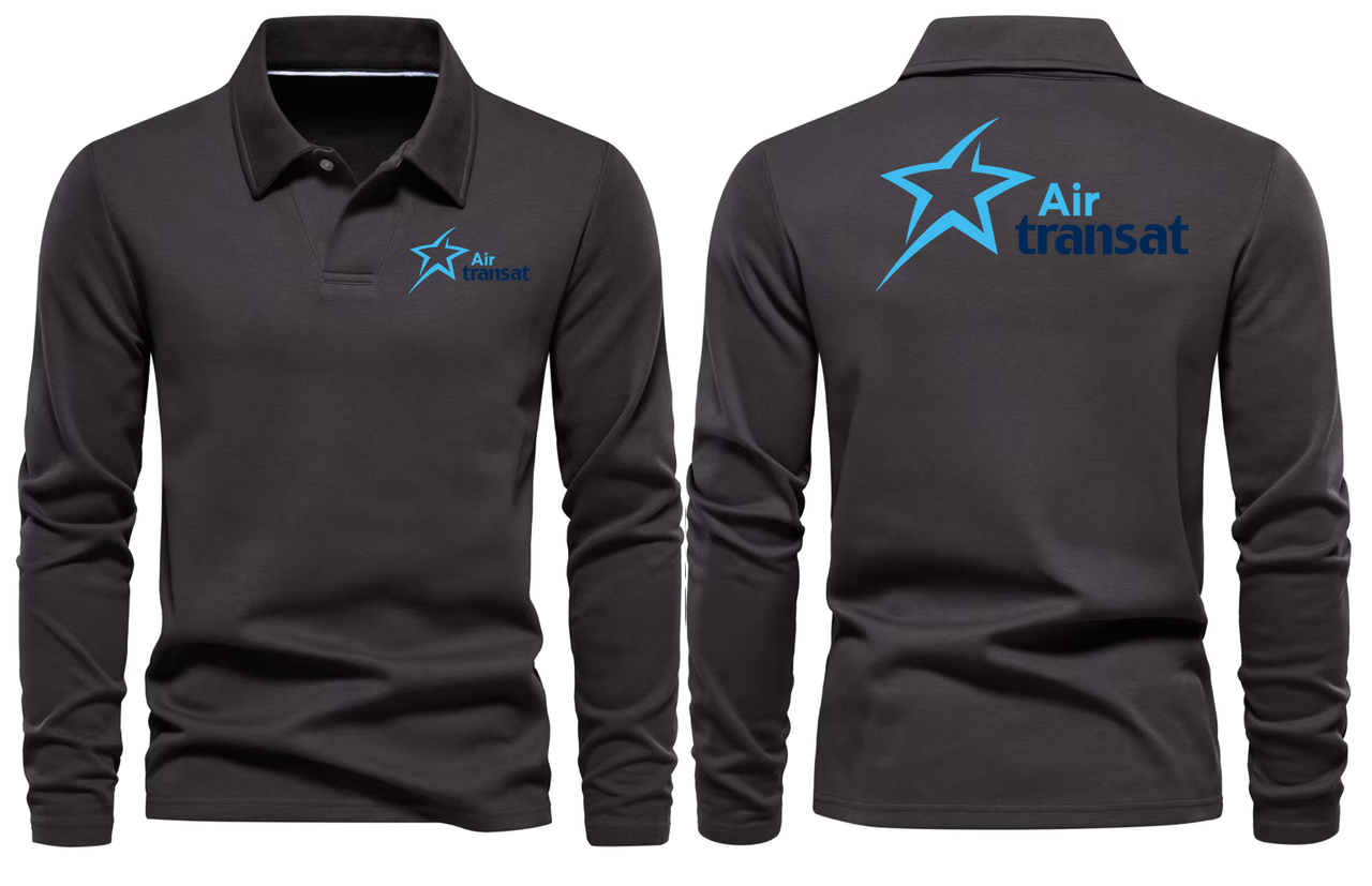 AIR TRANSAT LONG SLEEVE  POLO