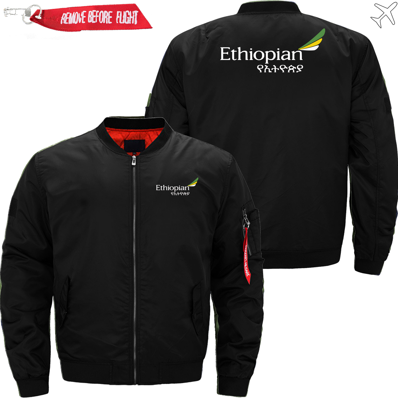 ETHIOPIAN AIRLINES MA1 JACKET THE AV8R