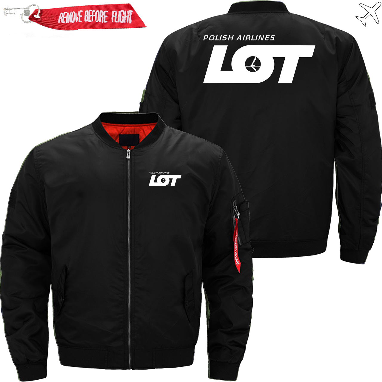 POLISH LOT AIRLINES MA1 JACKET THE AV8R