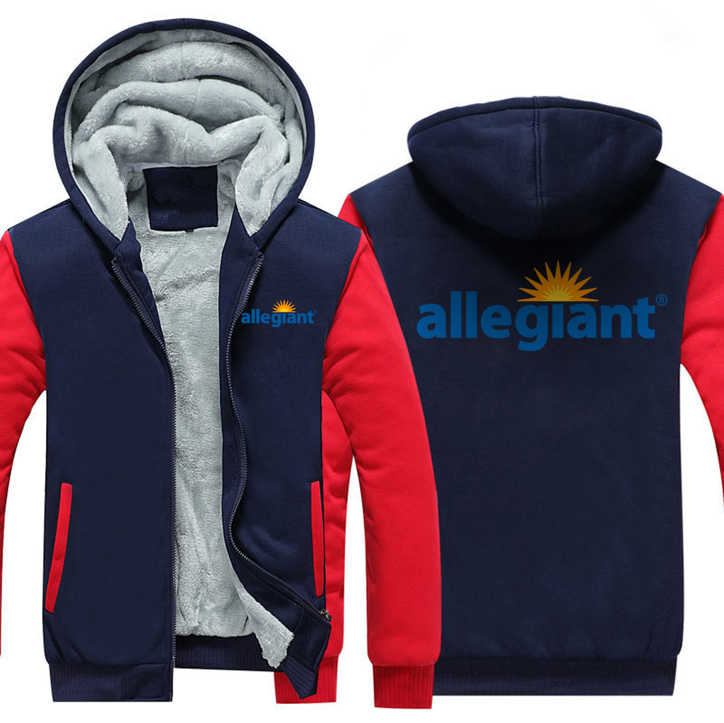 ALLEGIANT AIRLINES  JACKETS FLEECE SWEATSHIRT