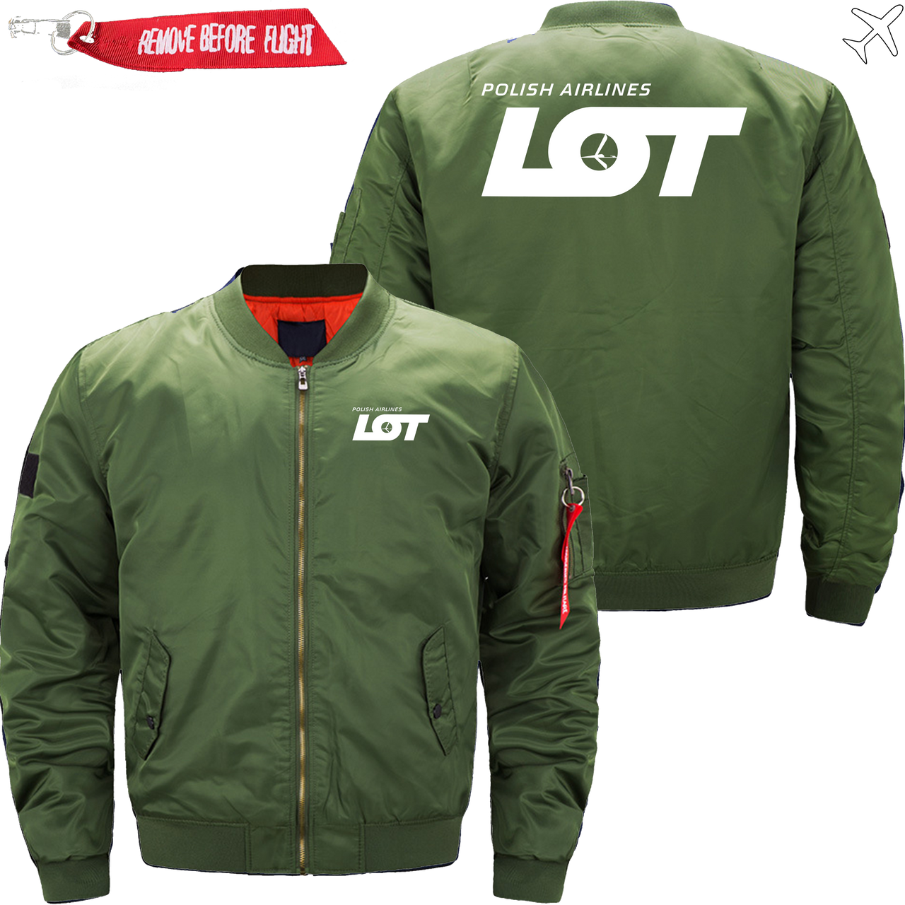 POLISH LOT AIRLINES MA1 JACKET THE AV8R