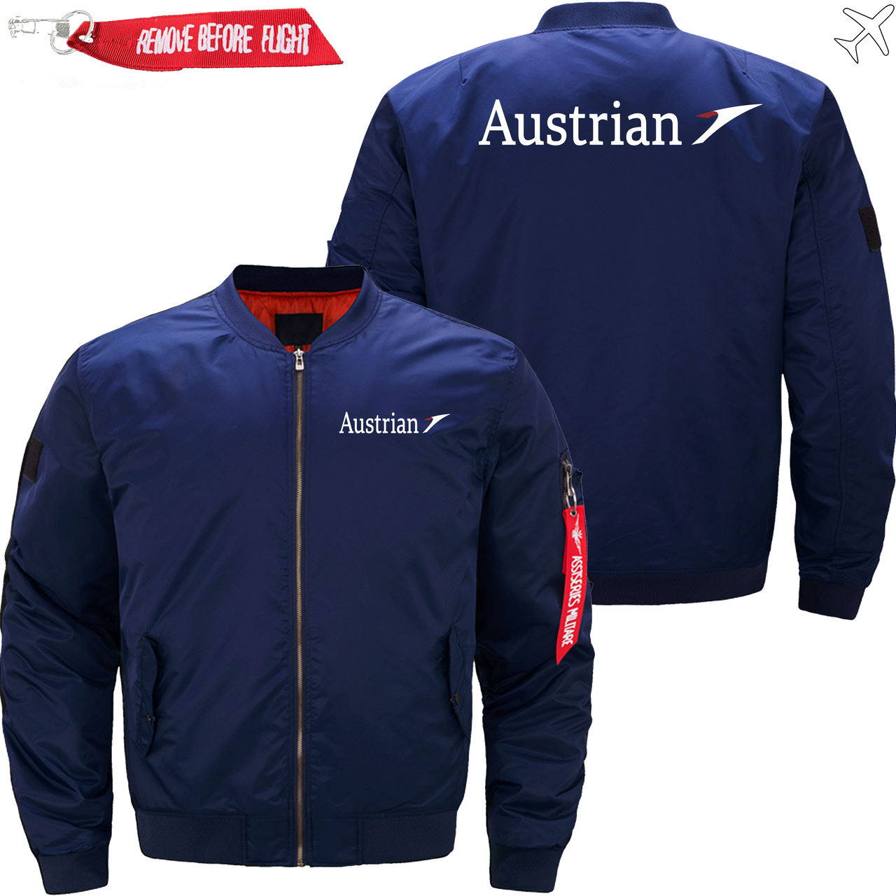 AUSTRIAN  AIRLINES MA1 JACKET THE AV8R