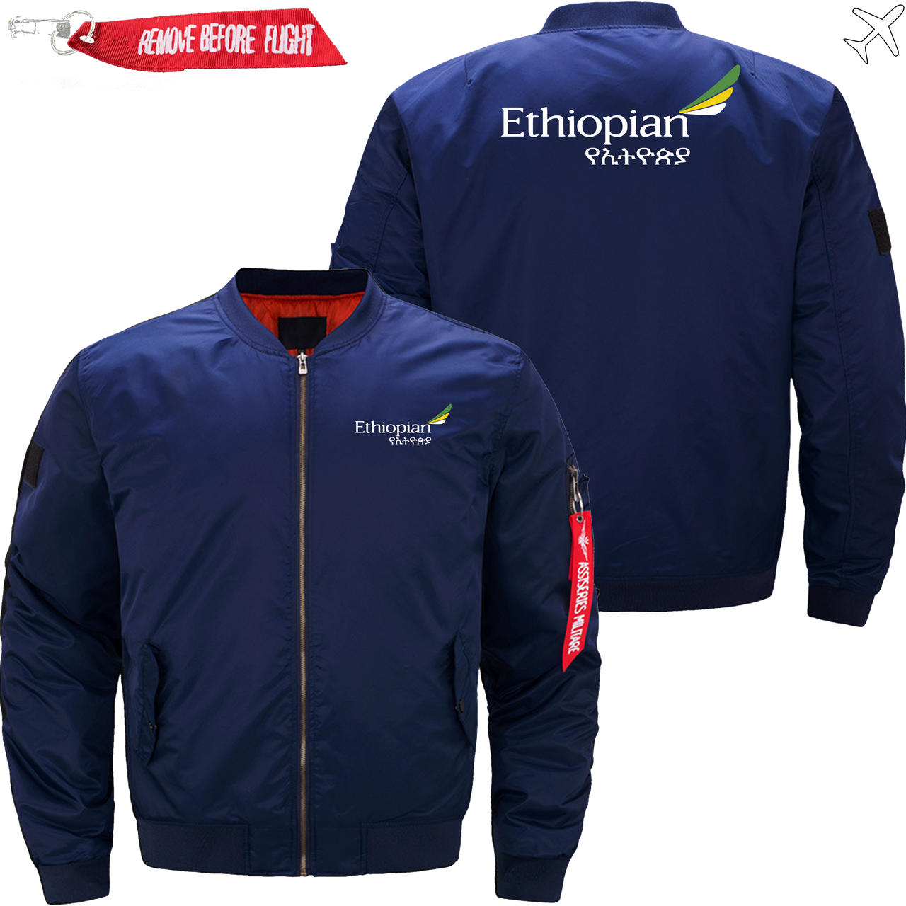 ETHIOPIAN AIRLINES MA1 JACKET THE AV8R