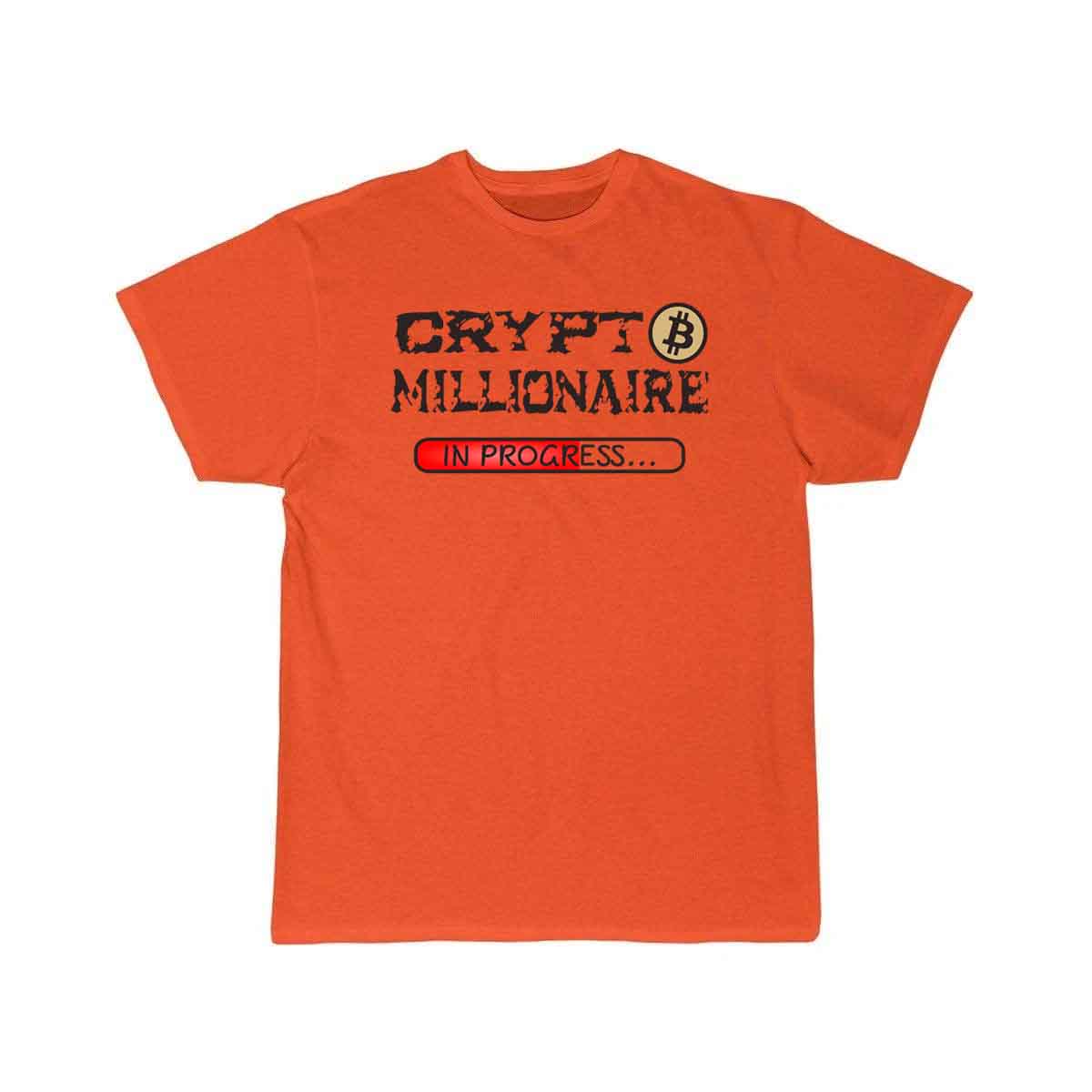 Crypto Millionaire in progress T-SHIRT THE AV8R