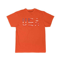 Thumbnail for USA Jet Fighter American Flag Gift T Shirt THE AV8R