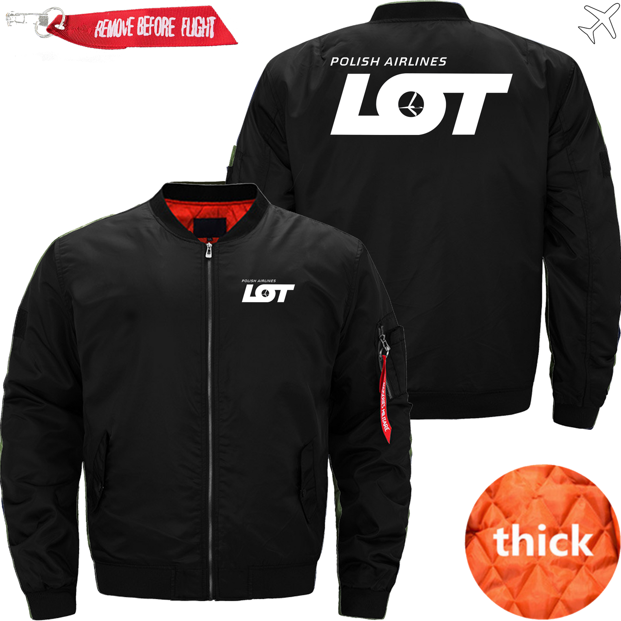 POLISH LOT AIRLINES MA1 JACKET THE AV8R