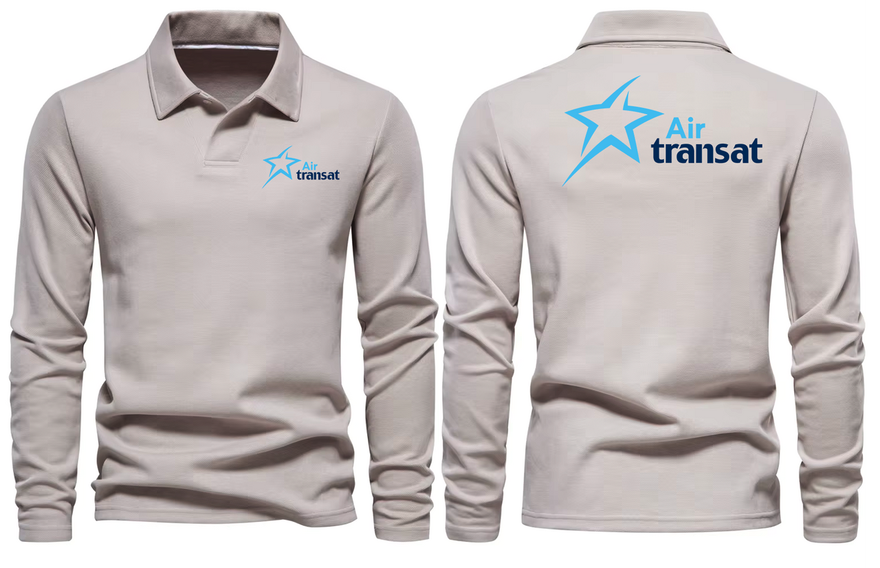 AIR TRANSAT LONG SLEEVE  POLO