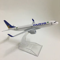 Thumbnail for 16CM PLANE MODEL AIRPLANE MODEL BRAZIL VARIG AIRLINES BOEING 737 AIRCRAFT MODEL DIECAST METAL 1:400 AIRPLANES MODEL - PILOTSX