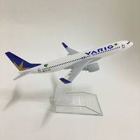 Thumbnail for 16CM PLANE MODEL AIRPLANE MODEL BRAZIL VARIG AIRLINES BOEING 737 AIRCRAFT MODEL DIECAST METAL 1:400 AIRPLANES MODEL - PILOTSX