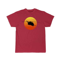 Thumbnail for CH53 Super Stallion Silhouette Sunset Helicopterch T-SHIRT THE AV8R