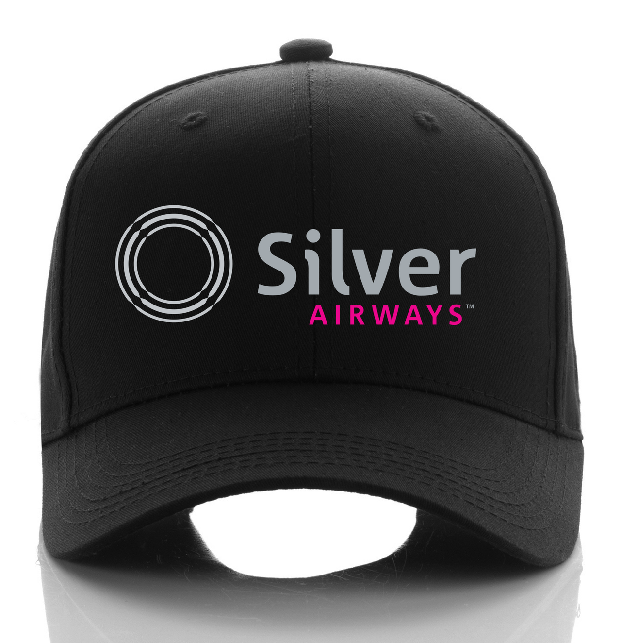 SILVER AIRLINE CAP