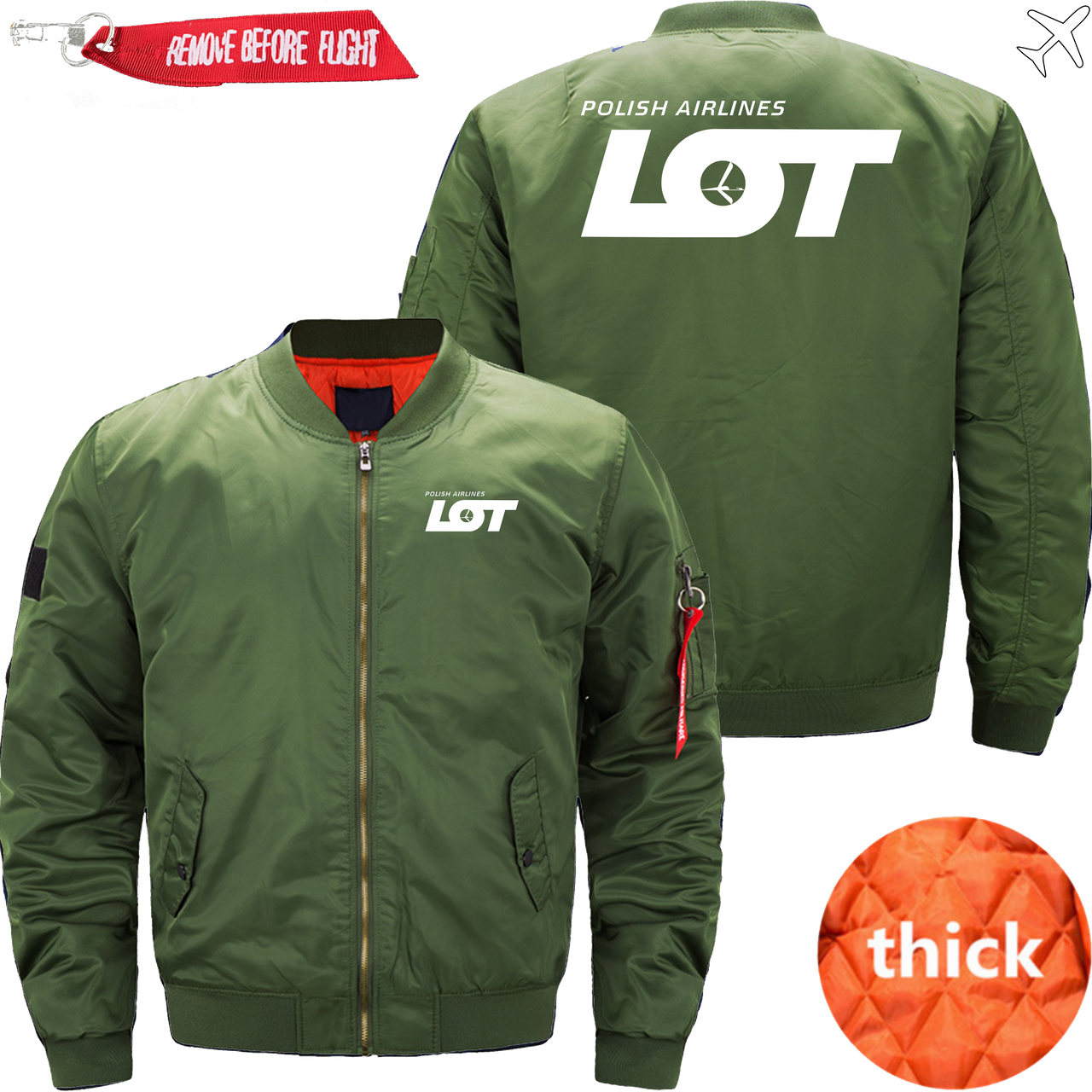 POLISH LOT AIRLINES MA1 JACKET THE AV8R