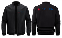 Thumbnail for DELTA AIRLINES LOOSE SOLID COLOR JACKET