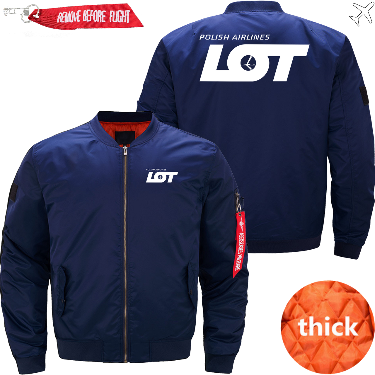 POLISH LOT AIRLINES MA1 JACKET THE AV8R