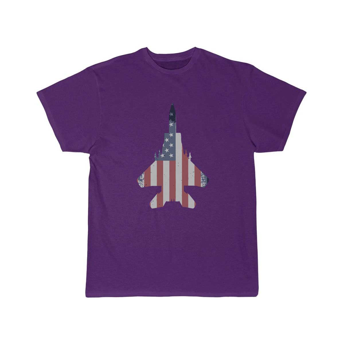 F-15 Eagle Fighter Jet Plane American Flag Gift T Shirt THE AV8R