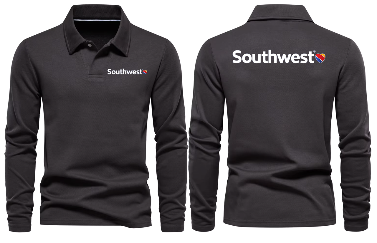 SOUTHWEST AIRLINES LONG SLEEVE  POLO