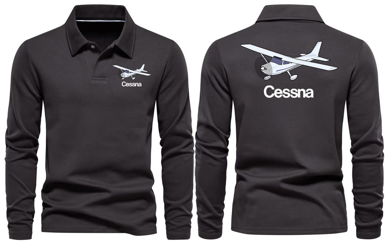 CESSNA LONG SLEEVE  POLO
