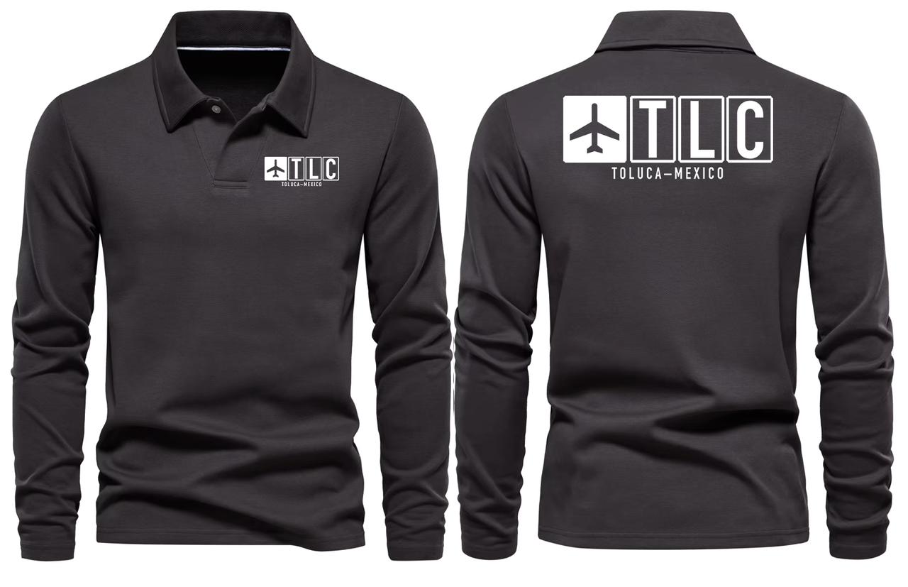 TLC AIRPORT LONG SLEEVE POLO
