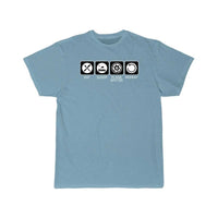 Thumbnail for Plane Spotter Eat Sleep Repeat for Planespotter T-SHIRT THE AV8R