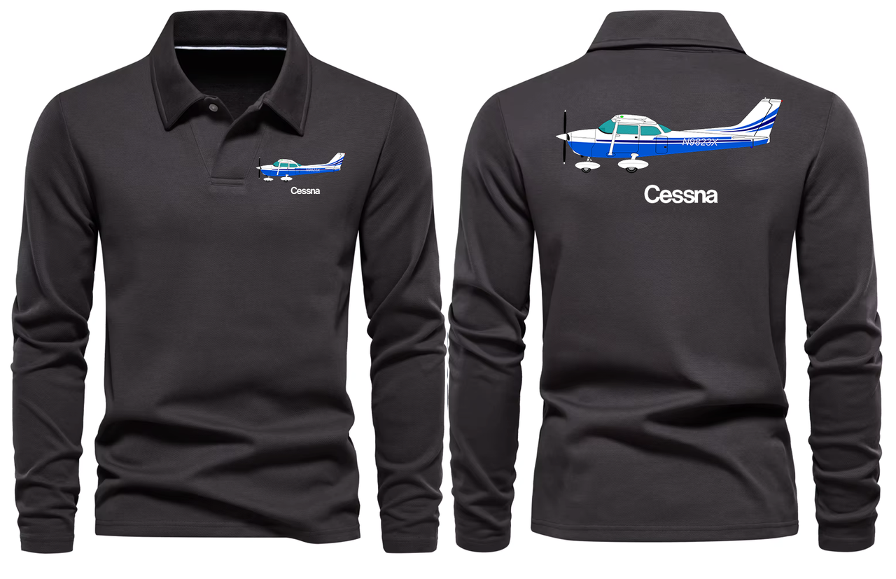 CESSNA LONG SLEEVE  POLO