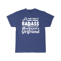 Thumbnail for Badass Mechanic s Girlfriend  T-Shirt THE AV8R