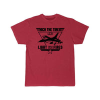 Thumbnail for Kick the Tires and Light the Fires Fighter Jet T Shirt THE AV8R