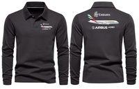 Thumbnail for AIRBUS A380 EMIRATES LONG SLEEVE  POLO