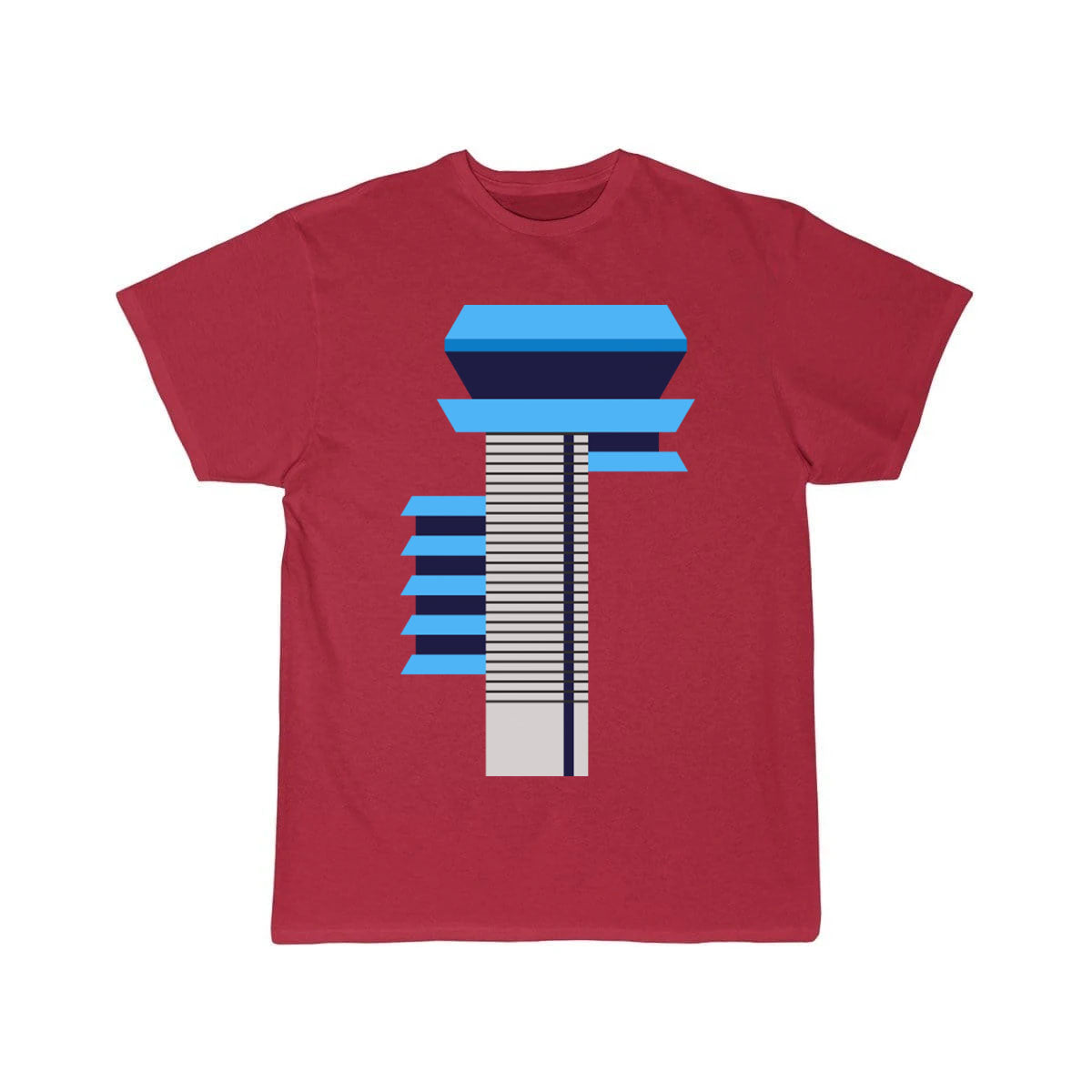 Bucharest Otopeni ATC control tower T-SHIRT THE AV8R