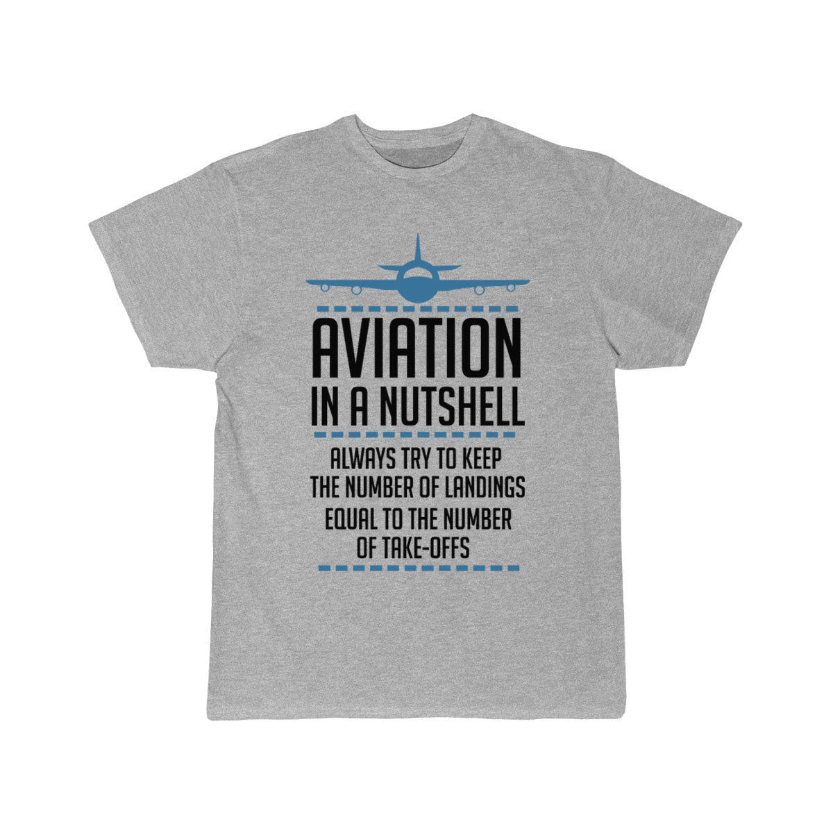 Aviation In A Nutshell Funny ATC Pilot Gift  T-SHIRT THE AV8R