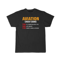 Thumbnail for Aviation Cheat Codes - Funny For Pilots And Atc T-SHIRT THE AV8R