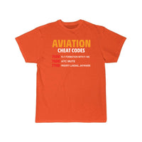 Thumbnail for Aviation Cheat Codes - Funny For Pilots And Atc T-SHIRT THE AV8R